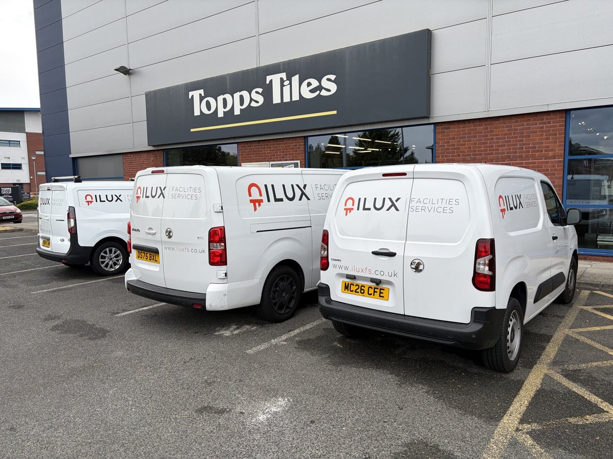 ILUX vans arriving on site for a call-out