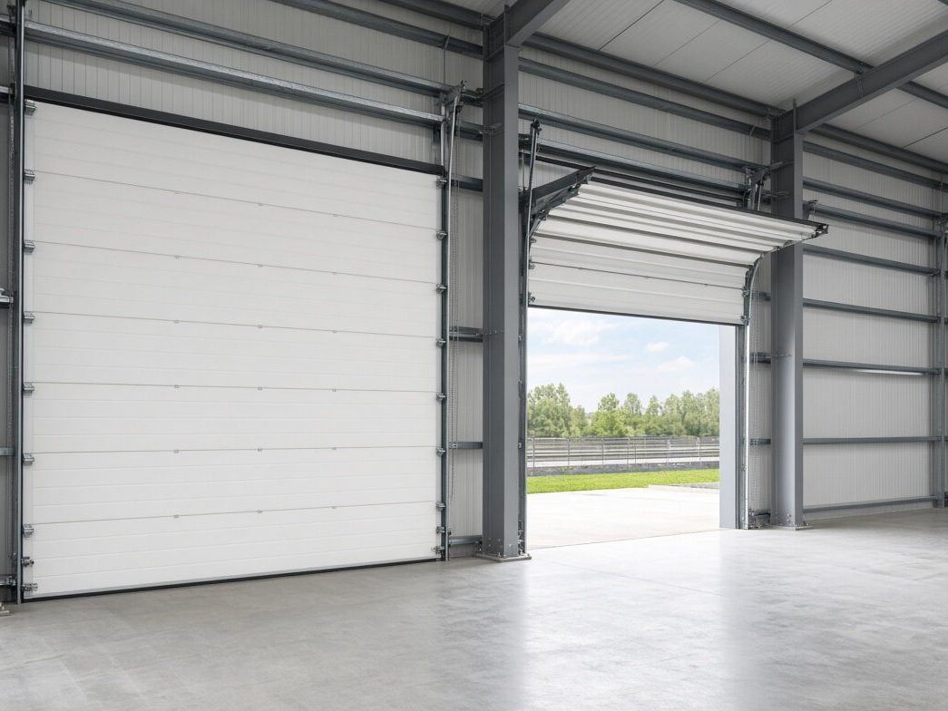 An industrial roller shutter door